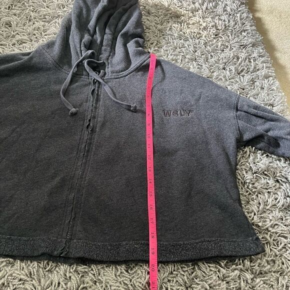 Bandier x WSLY Ecosoft Cropped Zip Up Hoodie - Picture 9 of 13